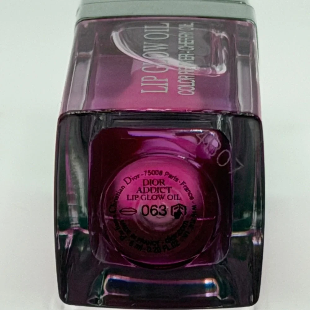 Dior Addict Lip Glow Oil 063 Pink Lilac Color Reviver Cherry Oil 0.20oz New